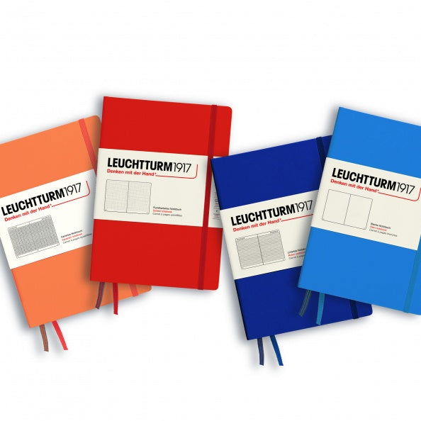 Leuchtturm1917 Recombine A5 Medium Hardcover Notebook - Lobster / Dotted