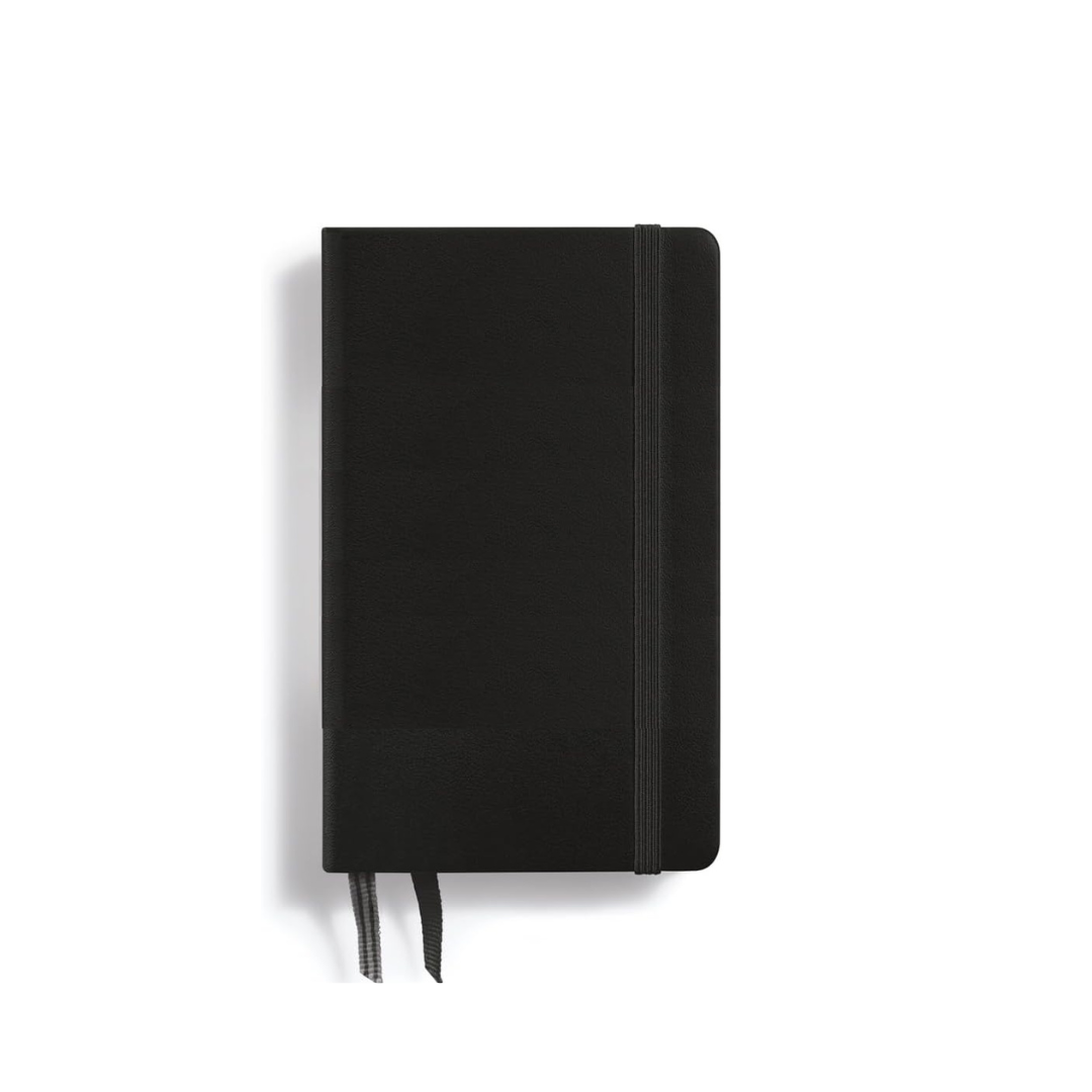 Leuchtturm1917 精装 A6 袖珍笔记本黑色 - 纯色