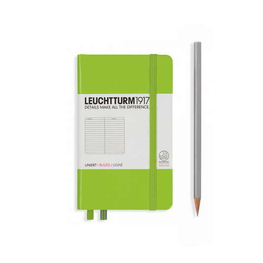 Leuchtturm1917 精装 A6 袖珍笔记本 青绿色 - 直纹