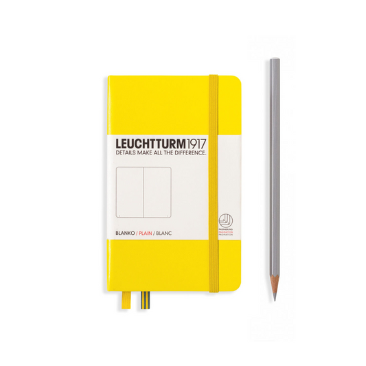 Leuchtturm1917 精装 A6 袖珍笔记本柠檬色 - 纯色