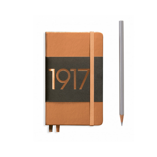 Leuchtturm1917 Metallic Edition A6 Pocket Hardcover Notebook - Copper / Plain