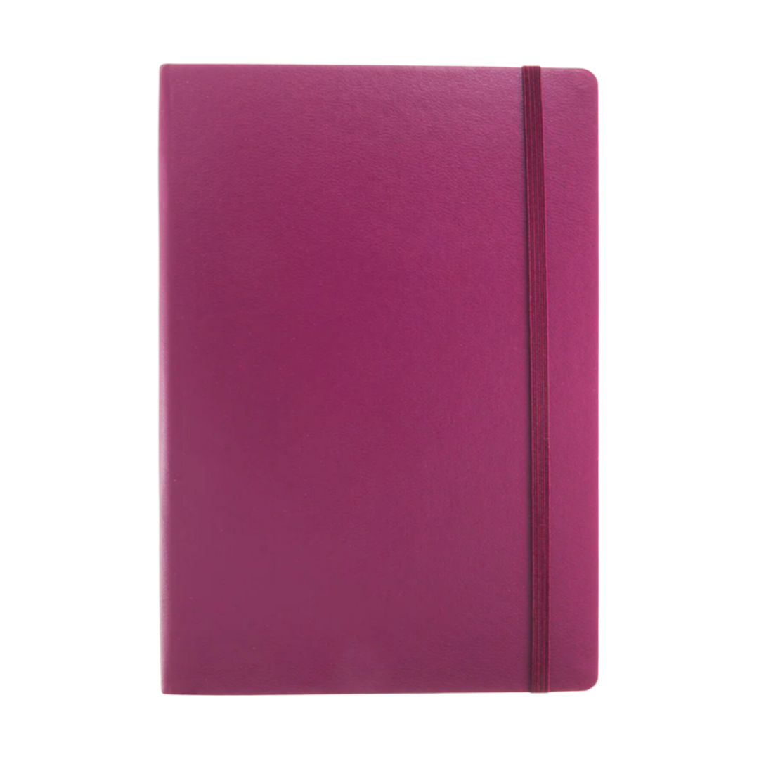 Leuchtturm1917 精装 A5 中型笔记本电脑端口红色 - 圆点