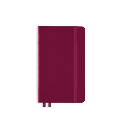 Leuchtturm1917 A6 Pocket Hardcover Notebook - Port Red / Plain