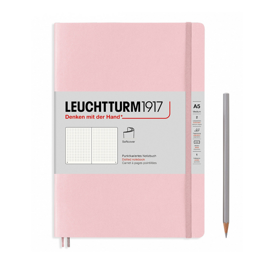 Leuchtturm1917 Softcover A5 Medium Notebook Powder - 圆点