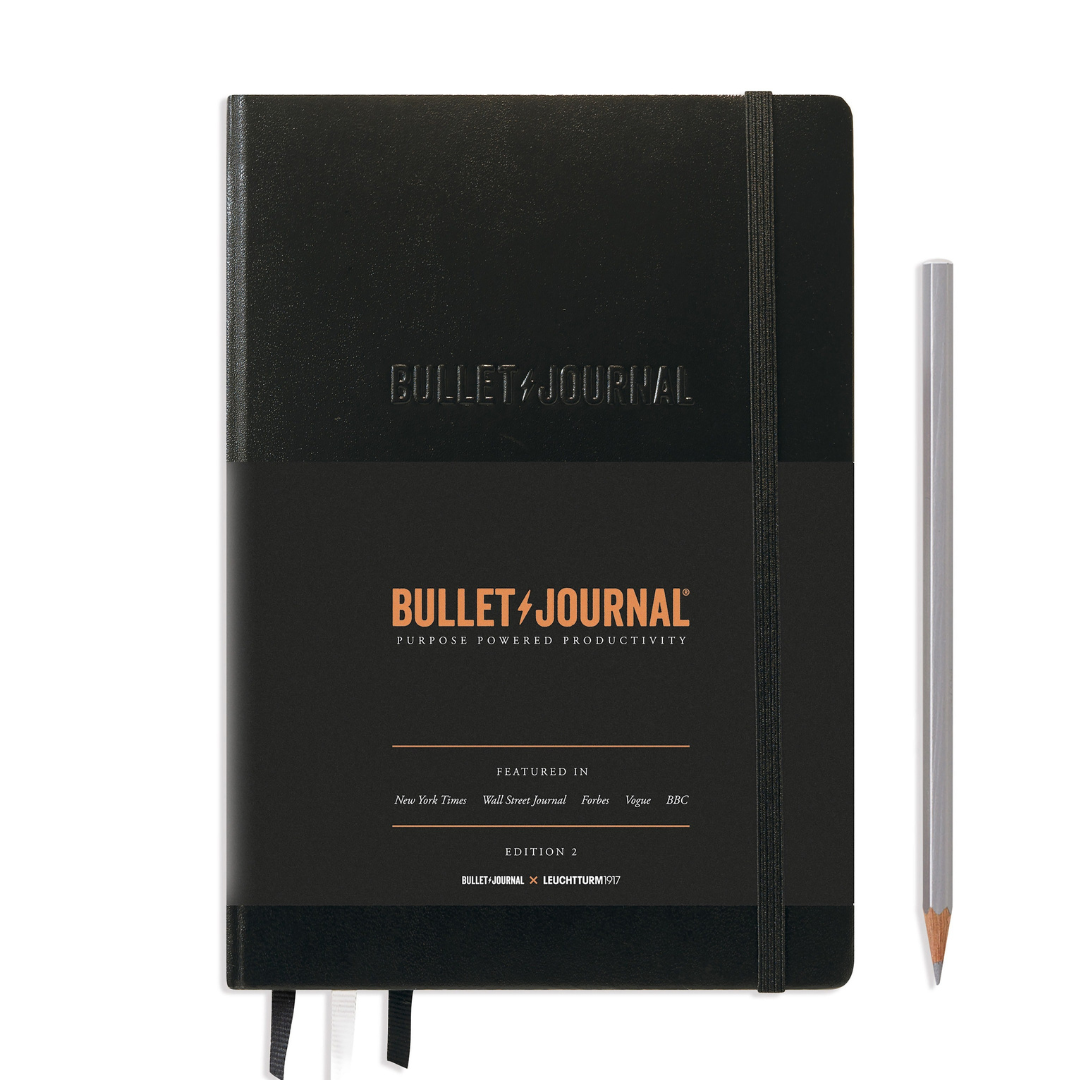 Leuchtturm1917 Bullet Journal Edition 2 A5 中号笔记本黑色