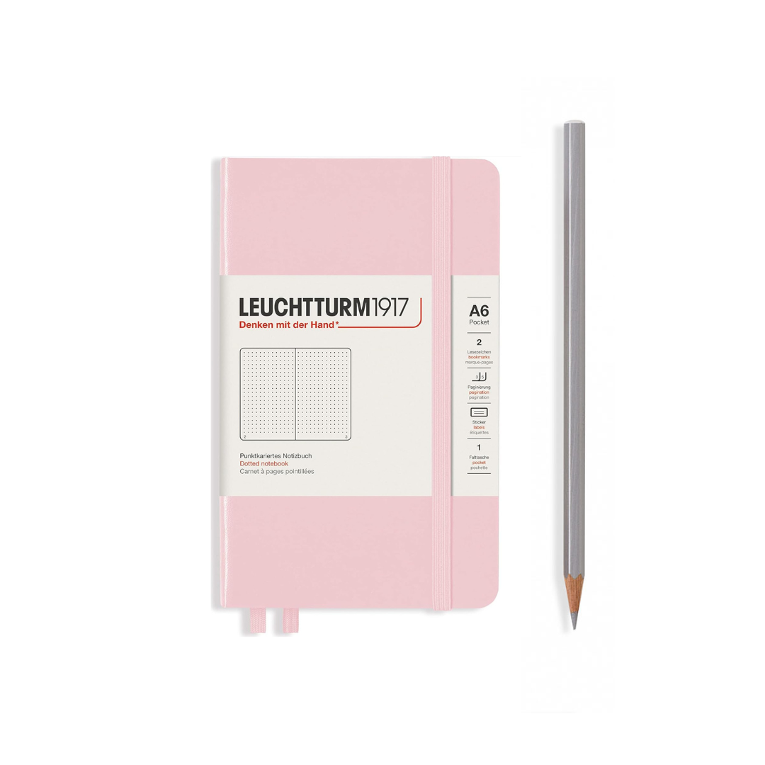 Leuchtturm1917 A6 Pocket Hardcover Notebook - Powder / Dotted