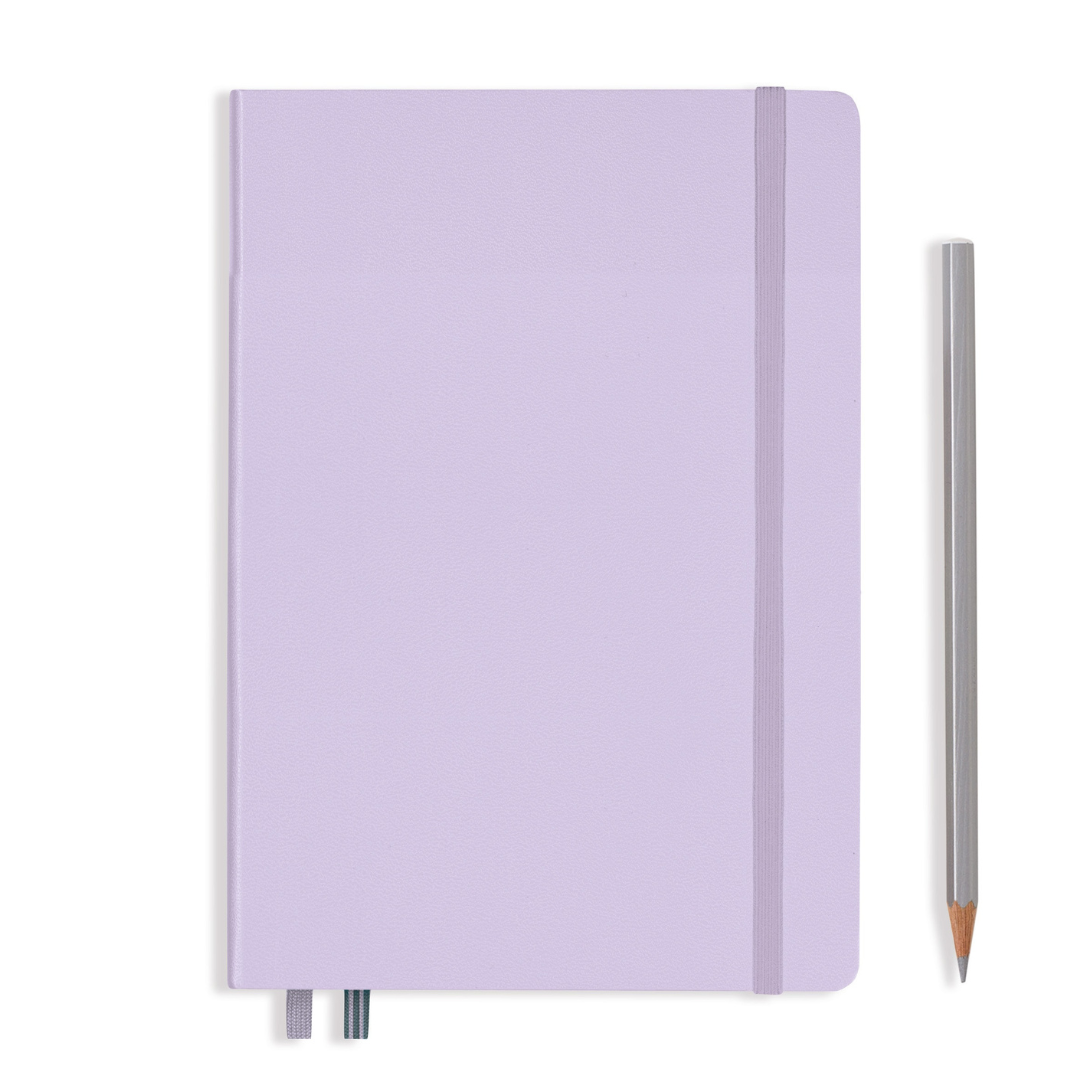 Leuchtturm1917 精装 A5 中号笔记本丁香紫 - 纯色