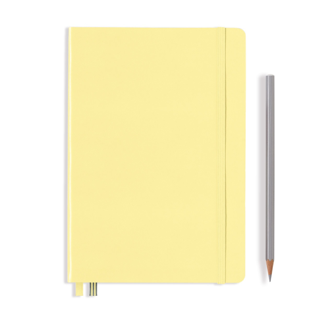 Leuchtturm1917 精装 A5 中型笔记本香草 - 纯色