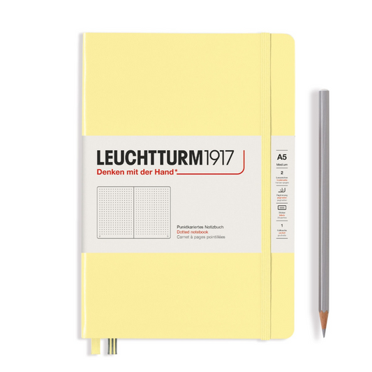 Leuchtturm1917 精装 A5 中型笔记本香草 - 点