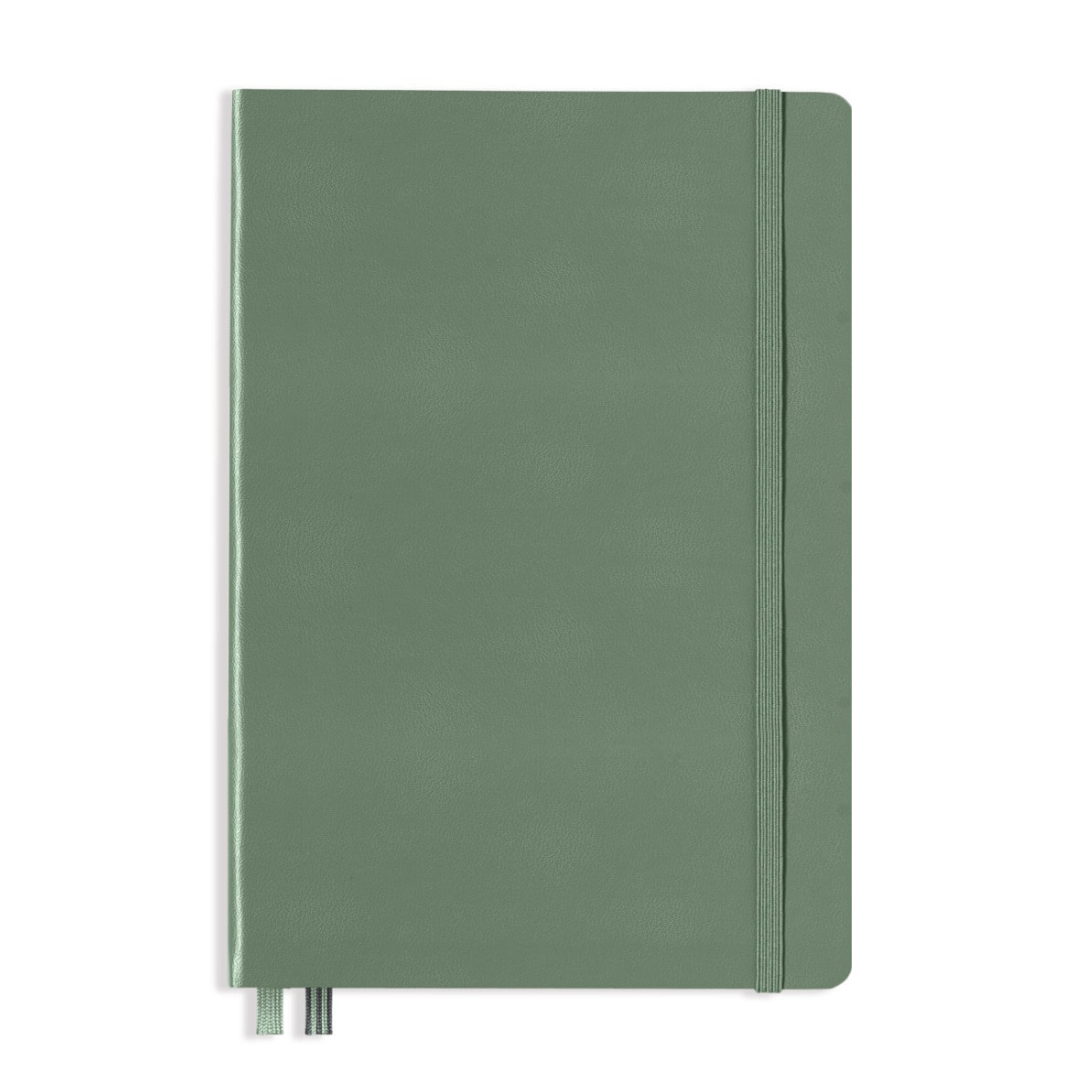 Leuchtturm1917 精装 A5 中号笔记本橄榄色 - 纯色