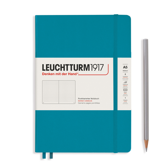 Leuchtturm1917 A5 Medium Hardcover Notebook - Ocean / Dotted