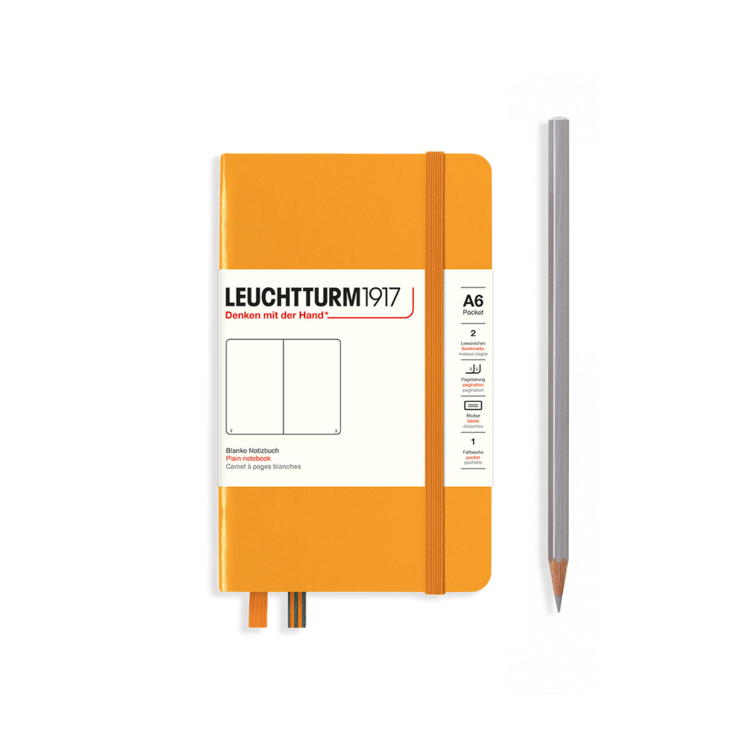 Leuchtturm1917 精装 A6 袖珍笔记本 Rising Sun - 纯色