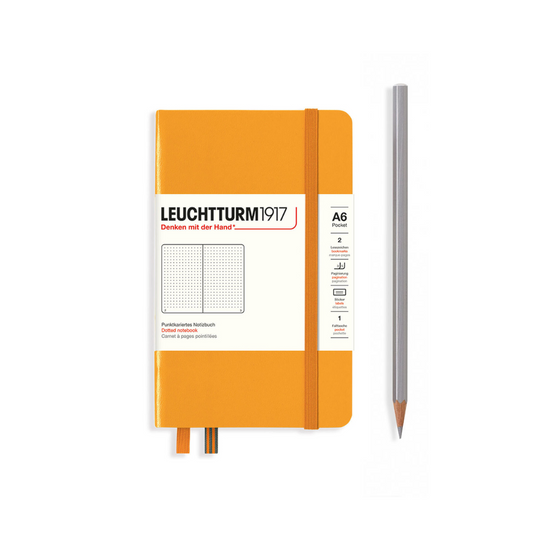 Leuchtturm1917 A6 Pocket Hardcover Notebook - Rising Sun / Dotted