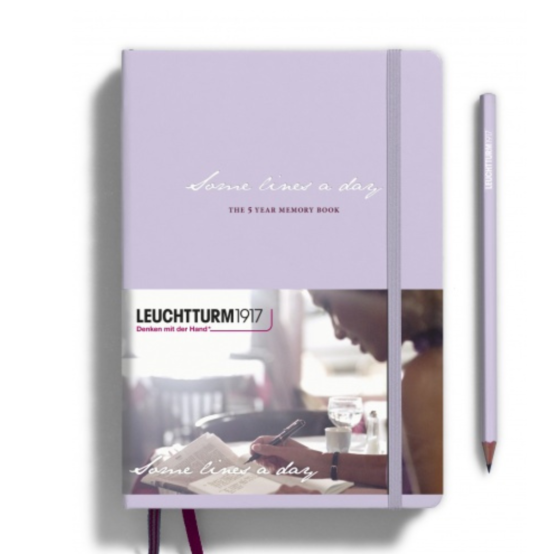 Leuchtturm1917 Some Lines A Day A5中号笔记本粉