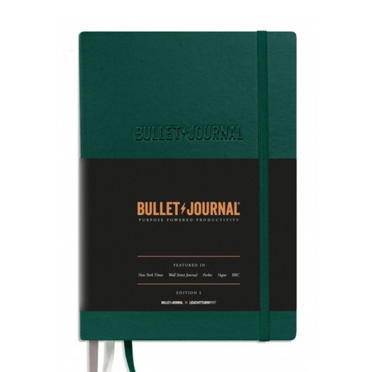 Leuchtturm1917 Bullet Journal Edition 2 A5 Medium Hardcover Notebook - Dotted / Green23