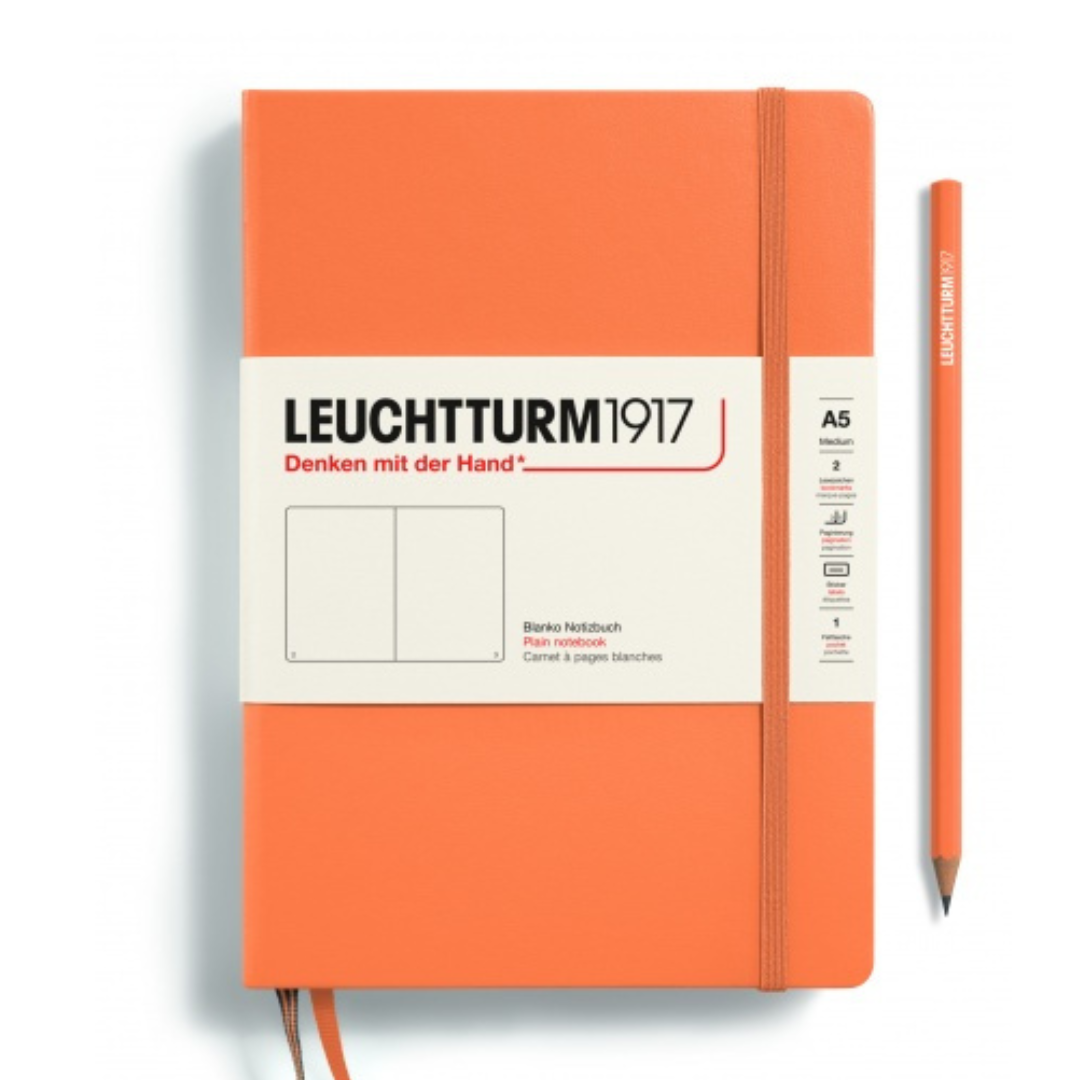 Leuchtturm1917 Recombine A5 Medium Hardcover Notebook - Apricot / Plain