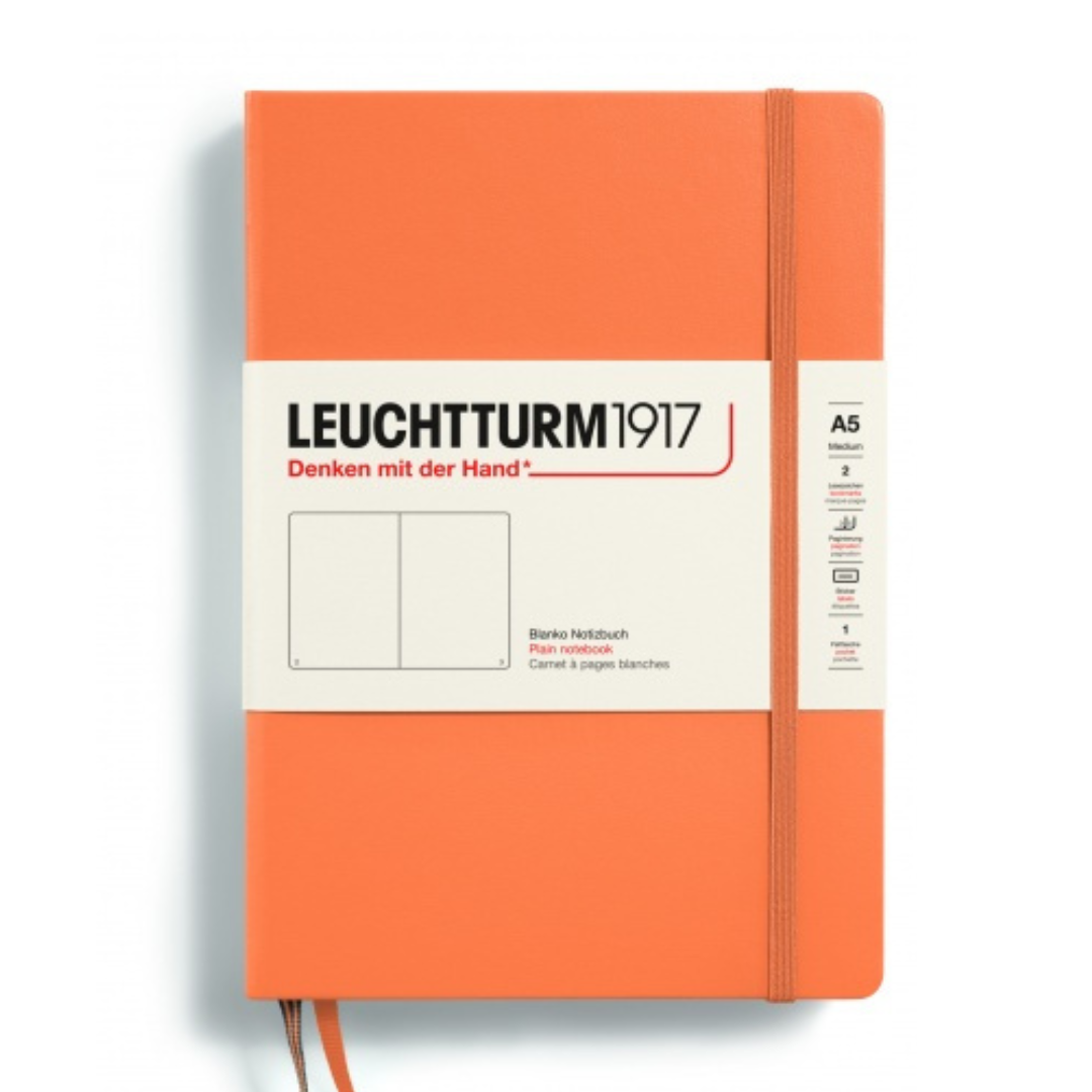 Leuchtturm1917 Recombine A5 Medium Hardcover Notebook - Apricot / Plain