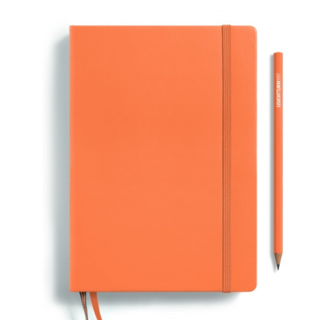 Leuchtturm1917 Recombine A5 Medium Hardcover Notebook - Apricot / Dotted