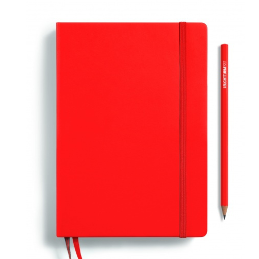 Leuchtturm1917 Recombine A5 Medium Hardcover Notebook - Lobster / Dotted