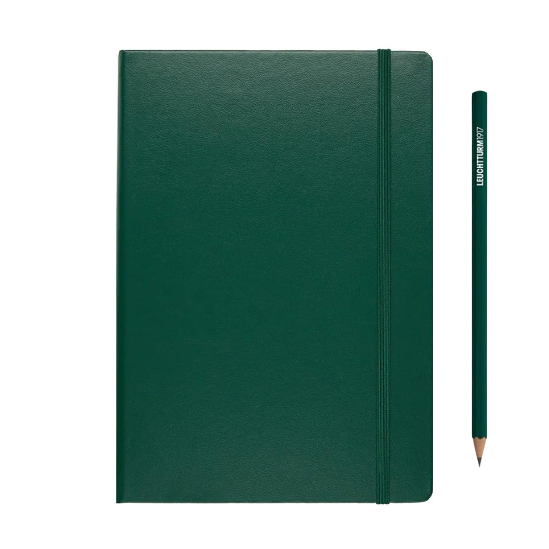Leuchtturm1917 120G Edition A5 Medium Hardcover Notebook - Dotted / Forest Green