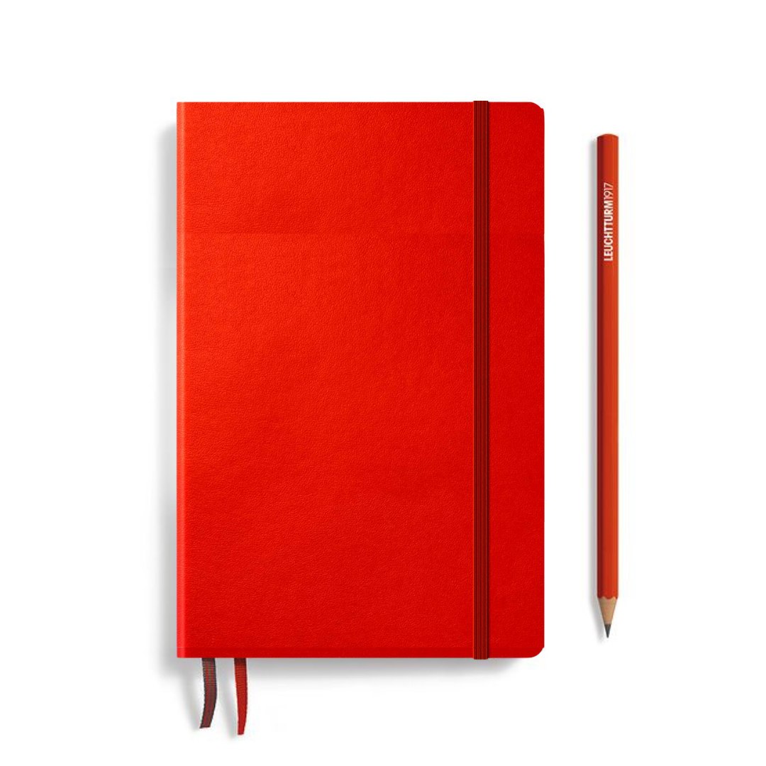 Leuchtturm1917 B6+ Softcover Paperback Notebook - Ruled / Fox Red