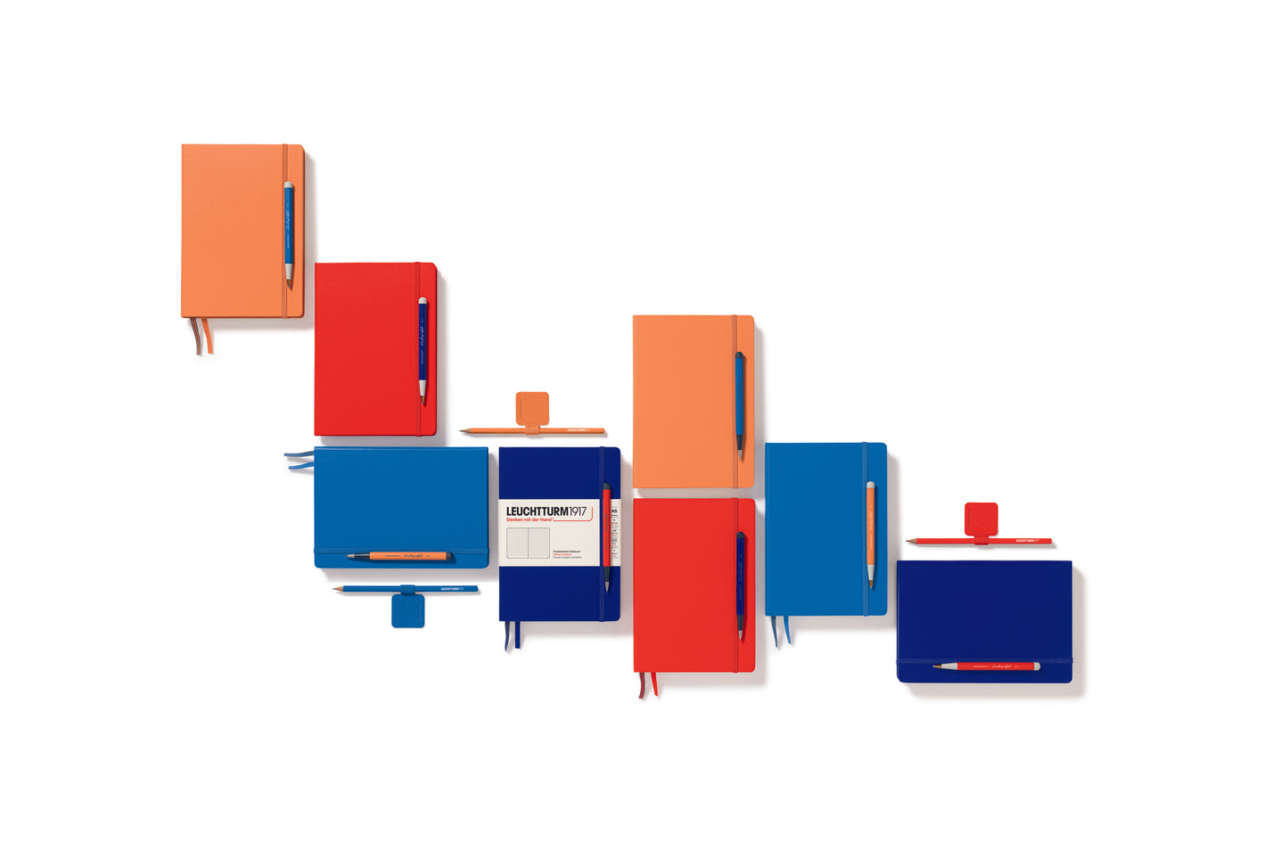 Leuchtturm1917 Recombine A5 Medium Hardcover Notebook - Apricot / Dotted