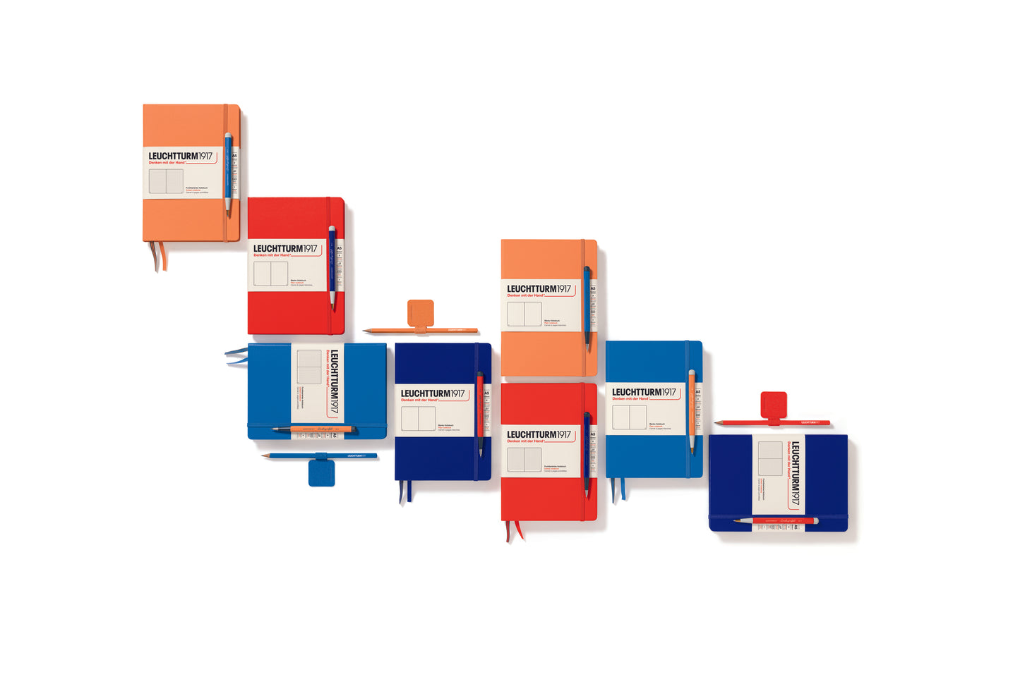 Leuchtturm1917 Recombine A5 Medium Hardcover Notebook - Ink / Ruled
