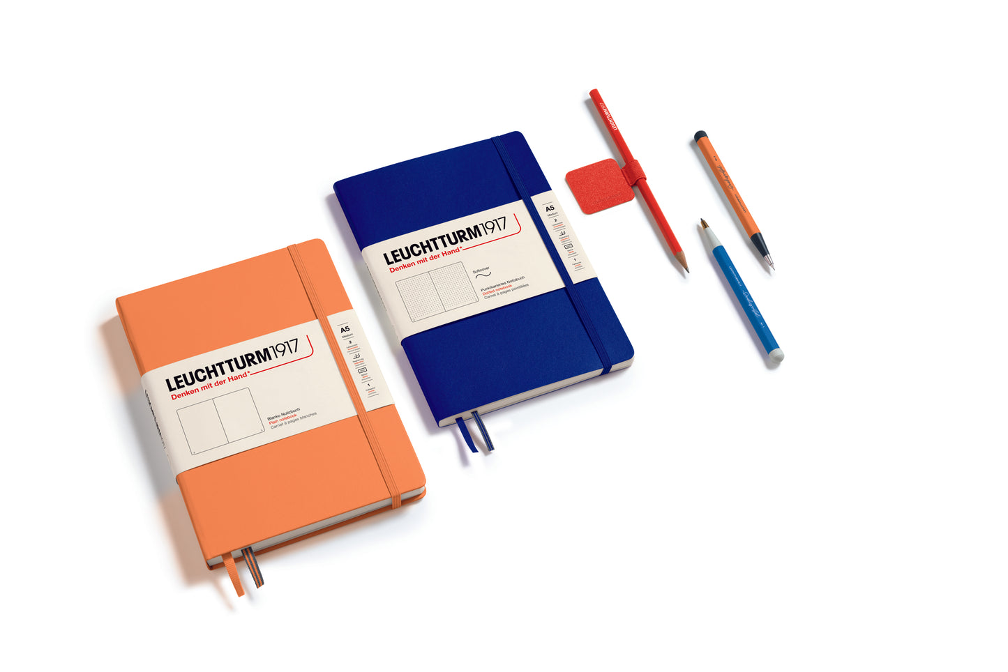 Leuchtturm1917 Recombine A5 Medium Hardcover Notebook - Apricot / Dotted