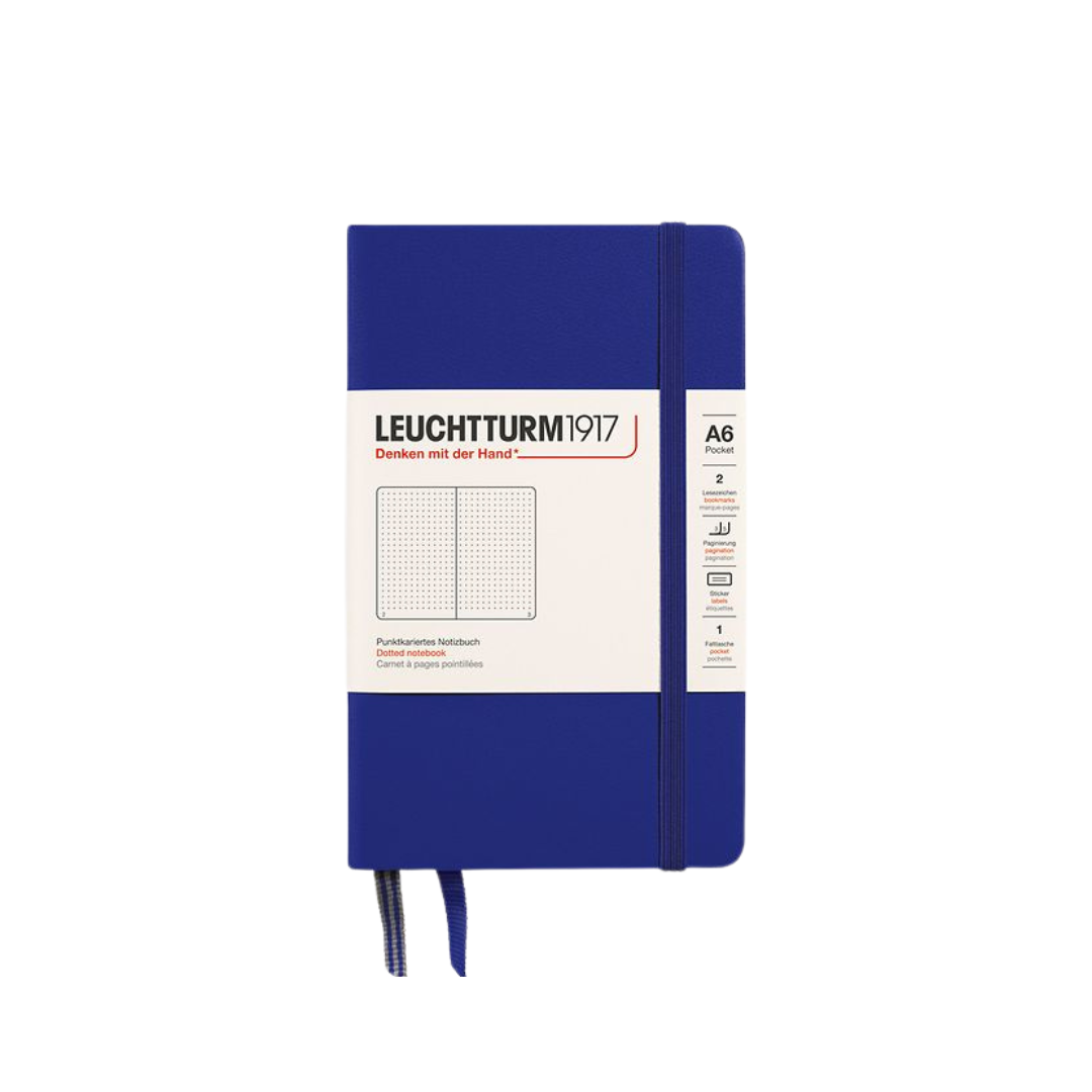 Leuchtturm1917 A6 Pocket Hardcover Notebook - Dotted / Ink