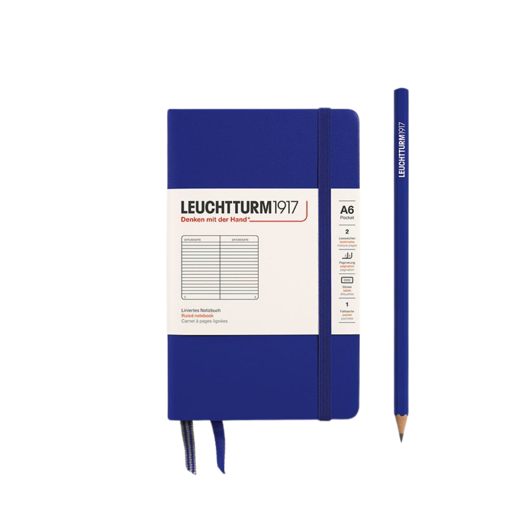 Leuchtturm1917 A6 Pocket Hardcover Notebook - Ruled / Ink