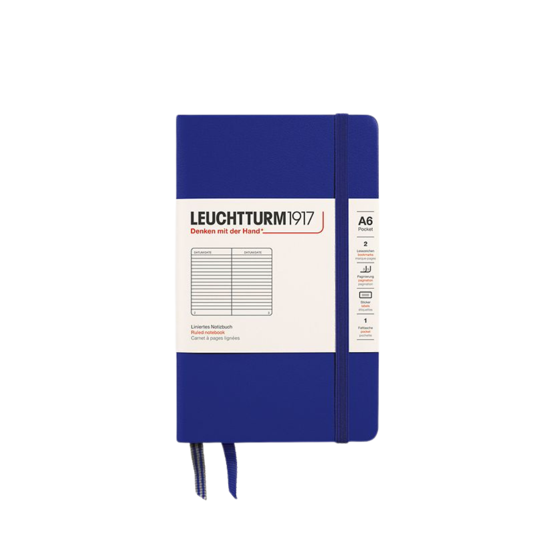 Leuchtturm1917 A6 Pocket Hardcover Notebook - Ruled / Ink