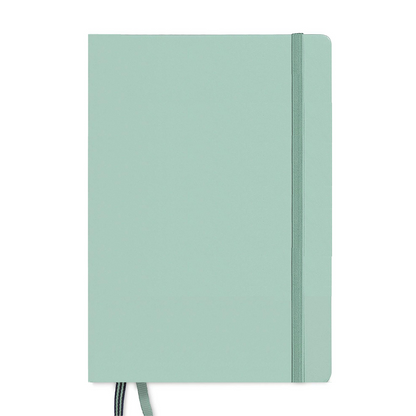 Leuchtturm1917 A5 Medium Hardcover Weekly Planner & Notebook with Booklet 2024 - Mint Green