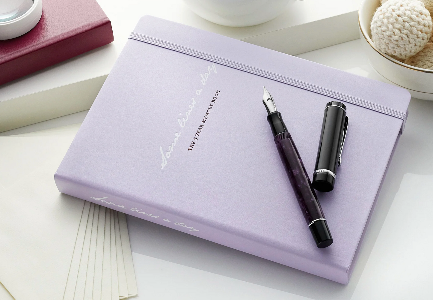 Leuchtturm1917 Some Lines A Day A5中号笔记本粉