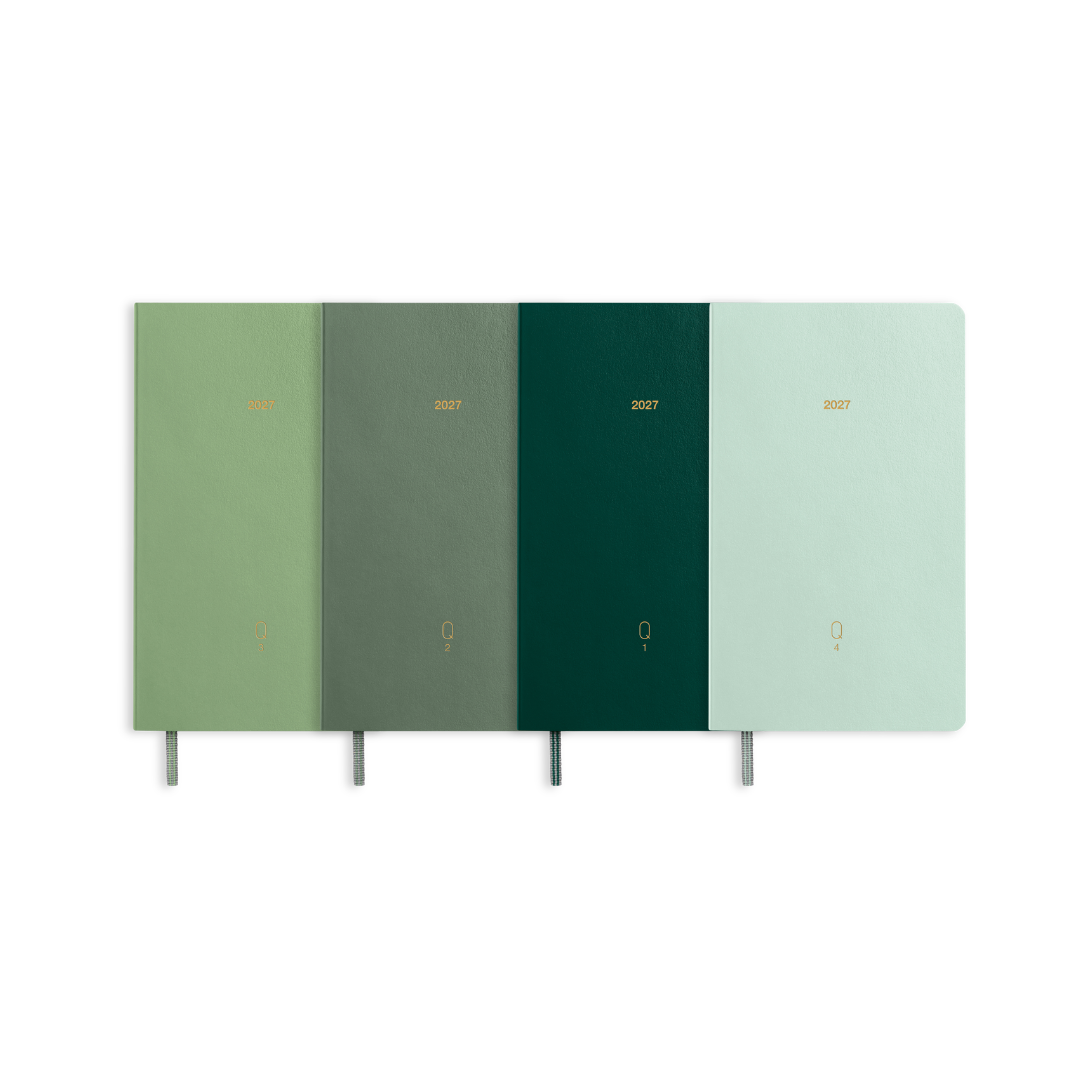 LEUCHTTURM1917 ノート 2冊セット Fresh Green Leuchtturm1917 A6 Green Shades Softcover Notebook | Cityluxe