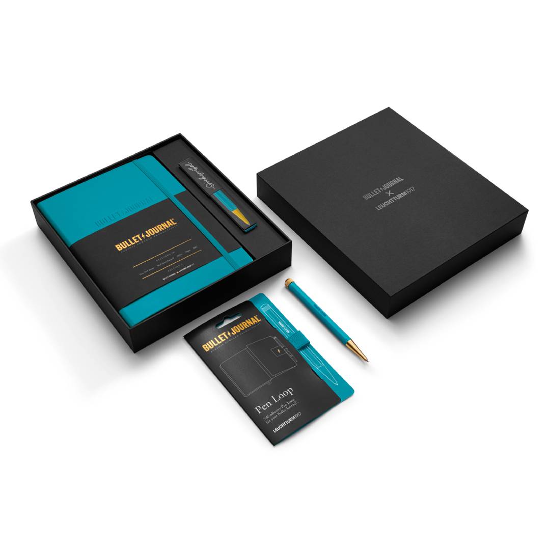 Leuchtturm1917 Bullet Journal Pocket A6 Softcover Notebook - Dotted / Turquoise25