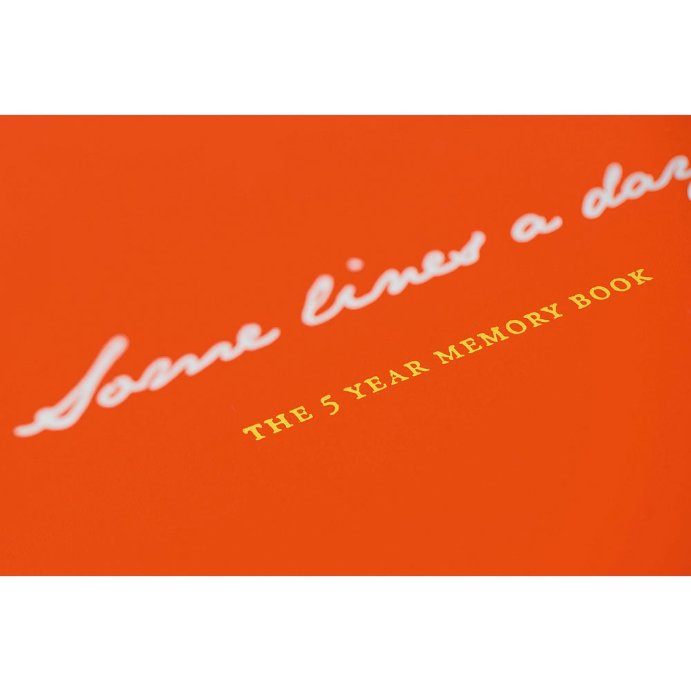 Leuchtturm1917 Some Lines A Day A5 中号笔记本黑色