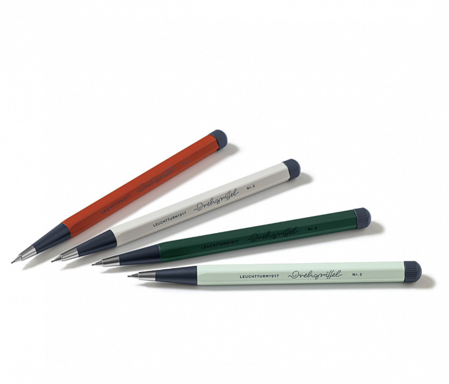 Leuchtturm Drehgriffel Nr. 2 Mechanical Pencil - White