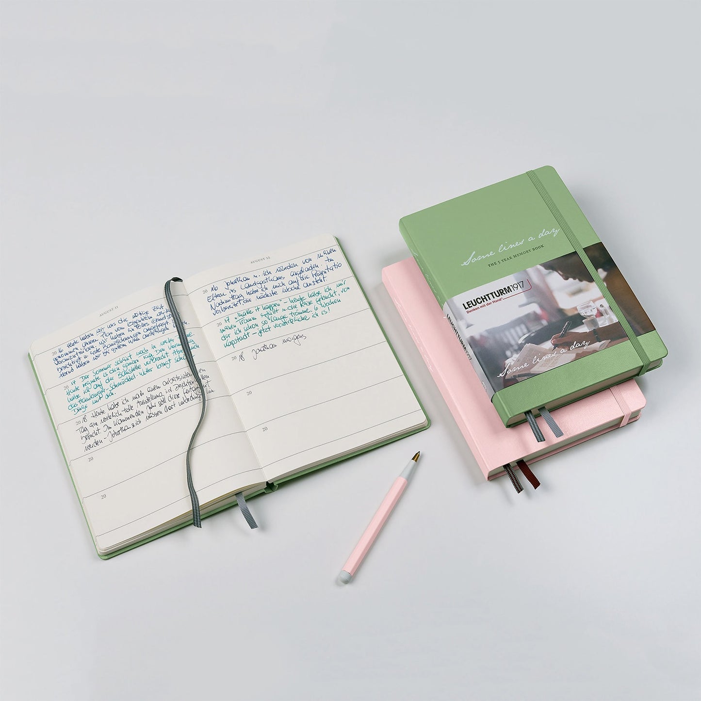 Leuchtturm1917 Some Lines A Day A5 中号笔记本鼠尾草