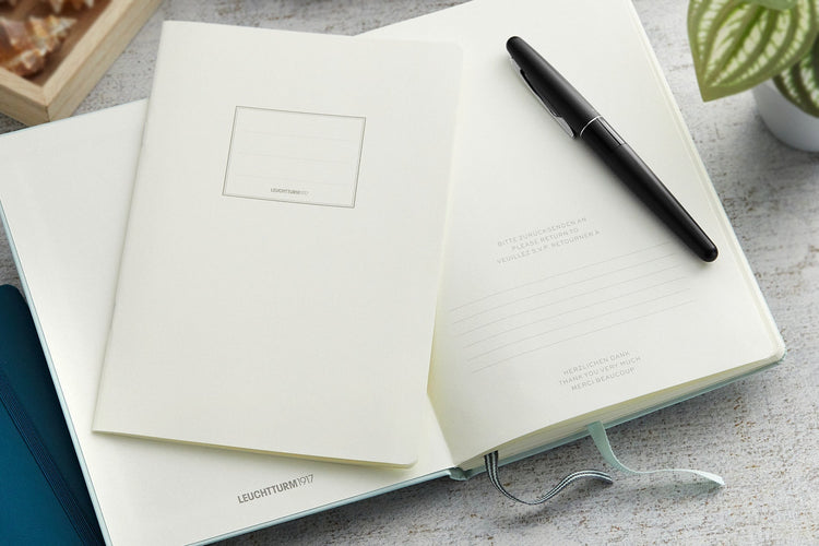 Leuchtturm1917 Weekly Planner & Notebook Medium A5 2024 With Booklet, Forest Green