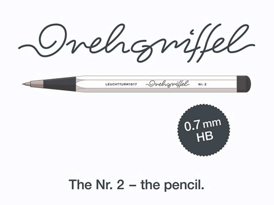 Leuchtturm Drehgriffel Nr. 2 Mechanical Pencil - Olive