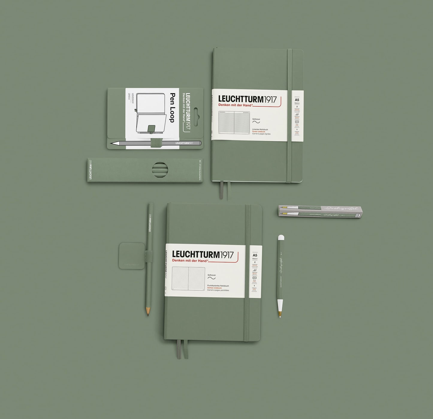 Leuchtturm1917 Drehgriffel 中性笔橄榄色