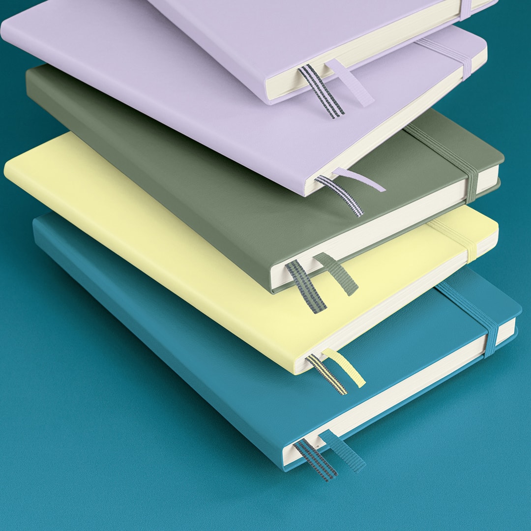 Leuchtturm1917 精装 A5 中号笔记本丁香紫 - 点缀