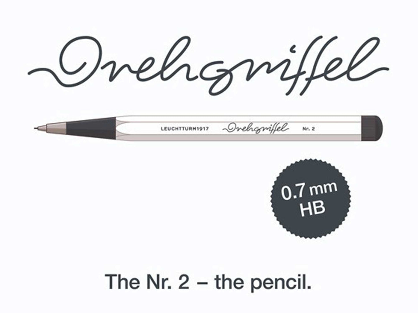 Leuchtturm Drehgriffel Nr. 2 Mechanical Pencil - Port Red