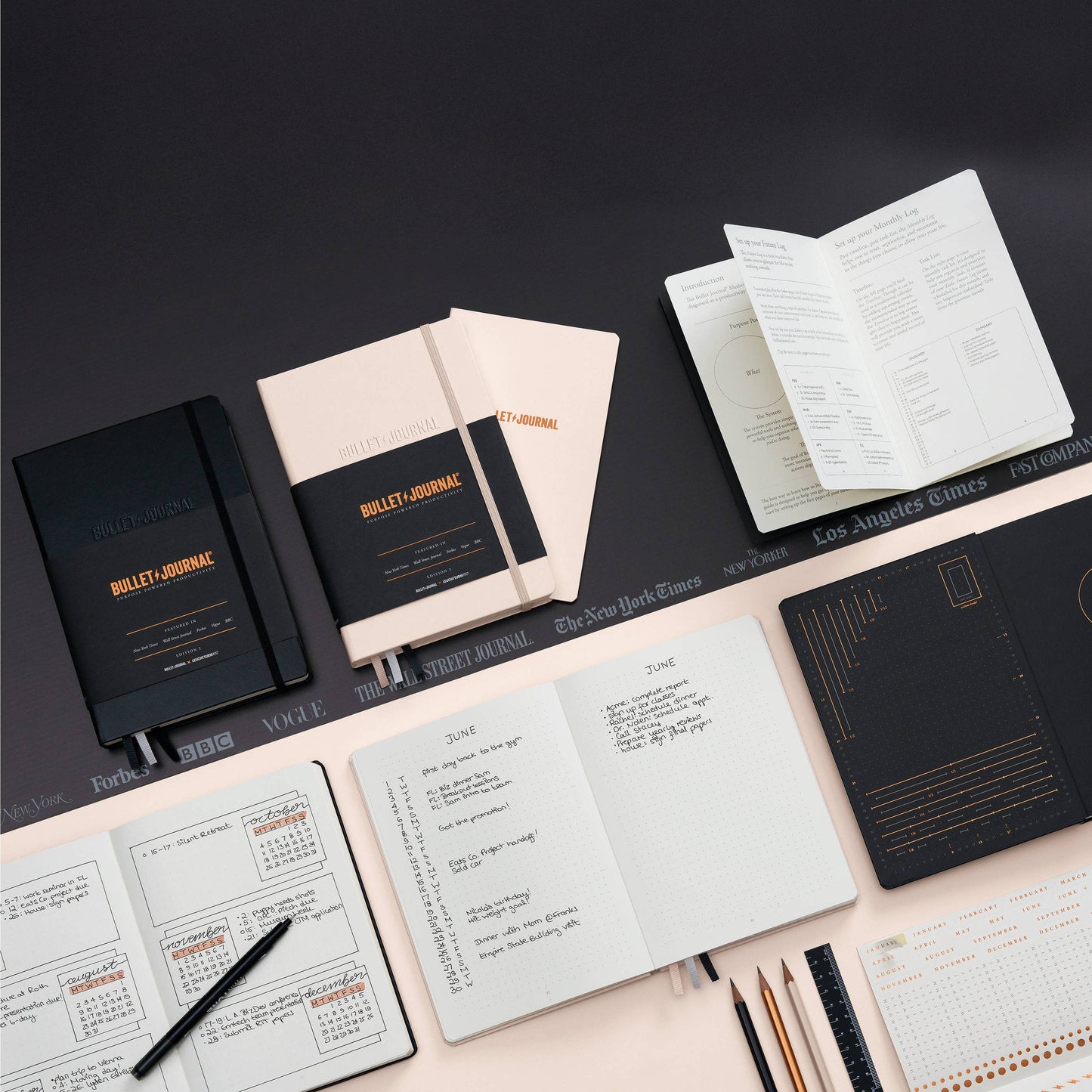 Leuchtturm1917 Bullet Journal Edition 2 A5 中号笔记本黑色