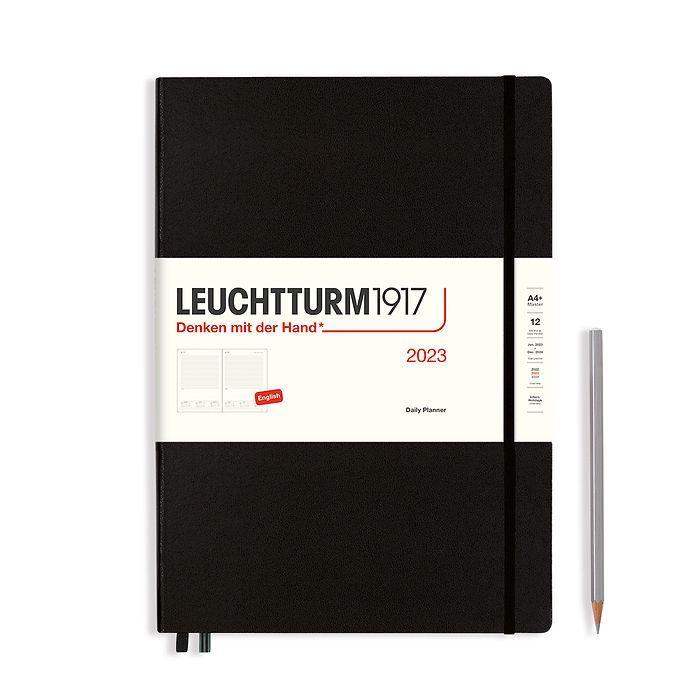 Leuchtturm1917 A5 Medium Daily Planner 2023 Black