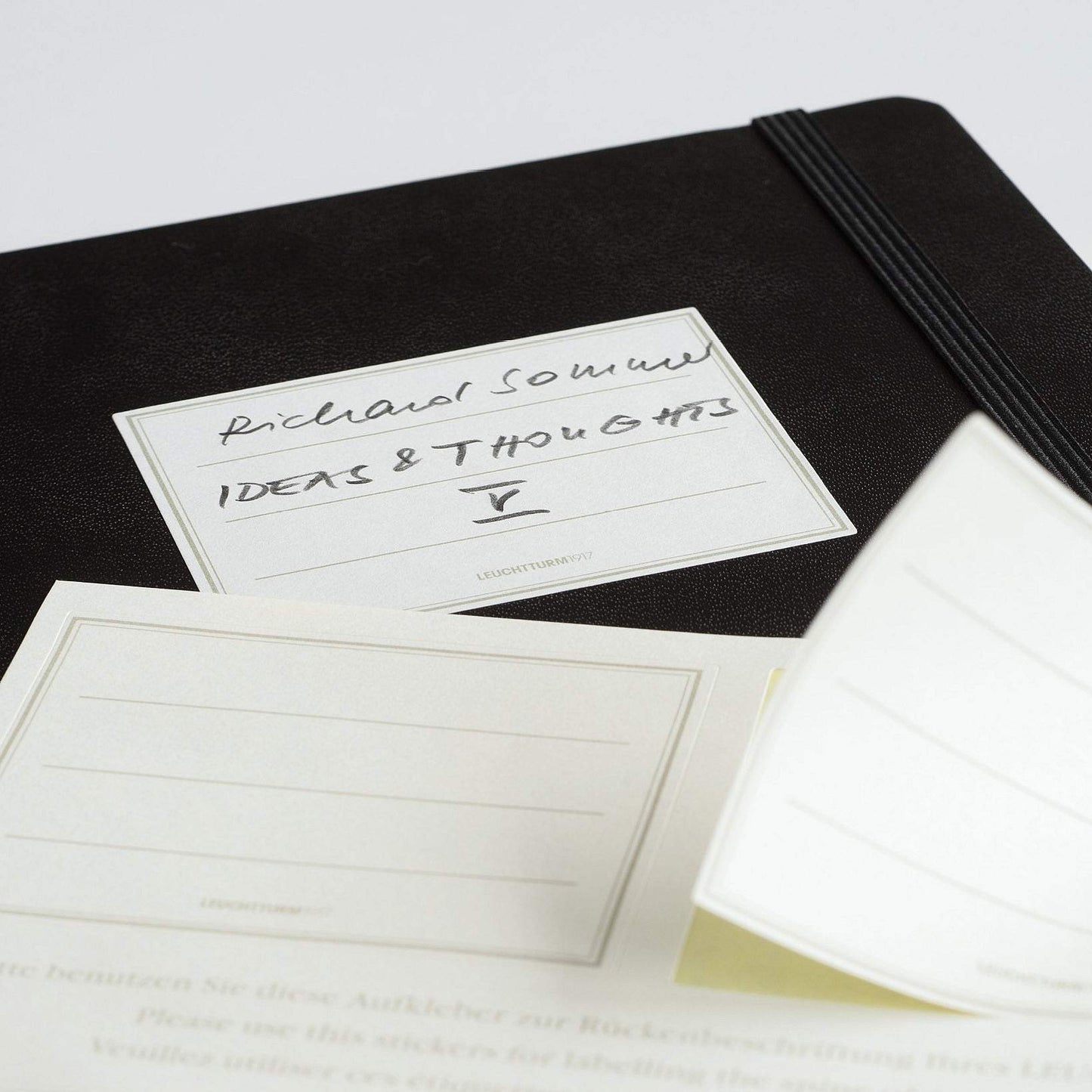 Leuchtturm1917 Kulit Keras A6 Poket Notebook Batu Biru - Plain
