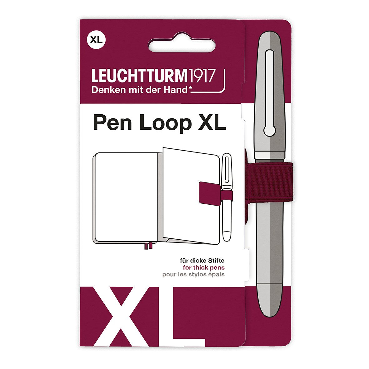 Leuchtturm1917 Pen Loop XL Port 红色