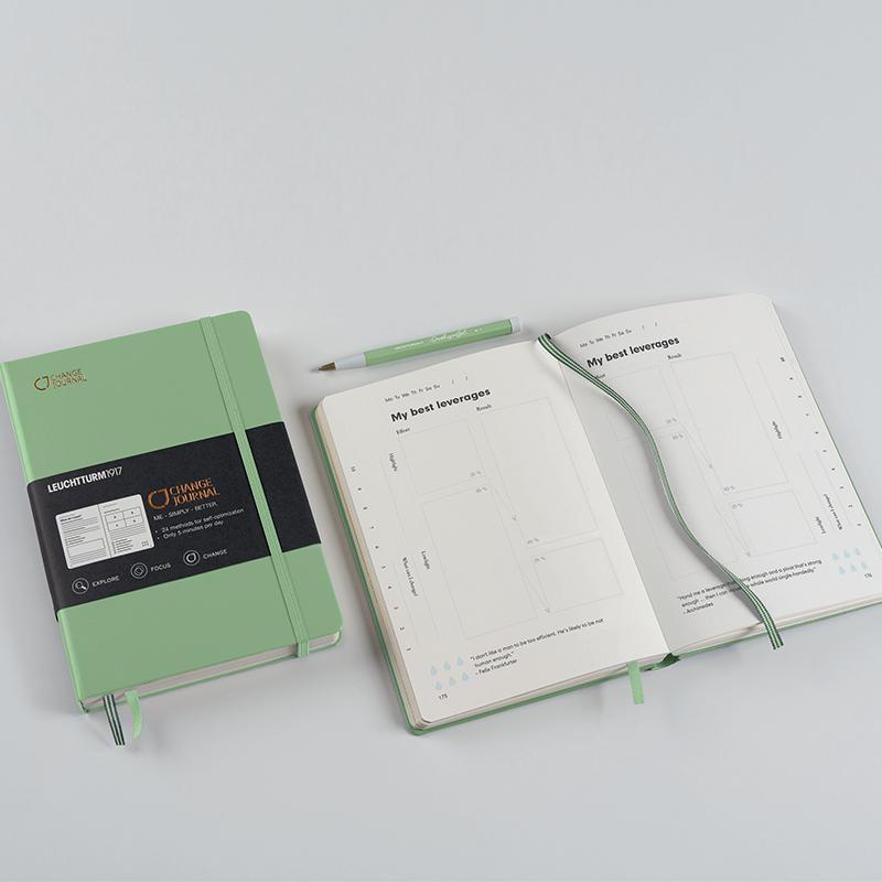 Leuchtturm1917 Change Journal A5 Notebook, Sage