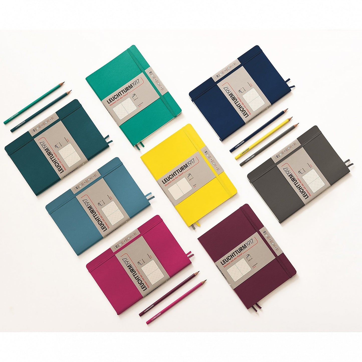 Leuchtturm1917 A5 Medium Softcover Notebook - Powder / Dotted