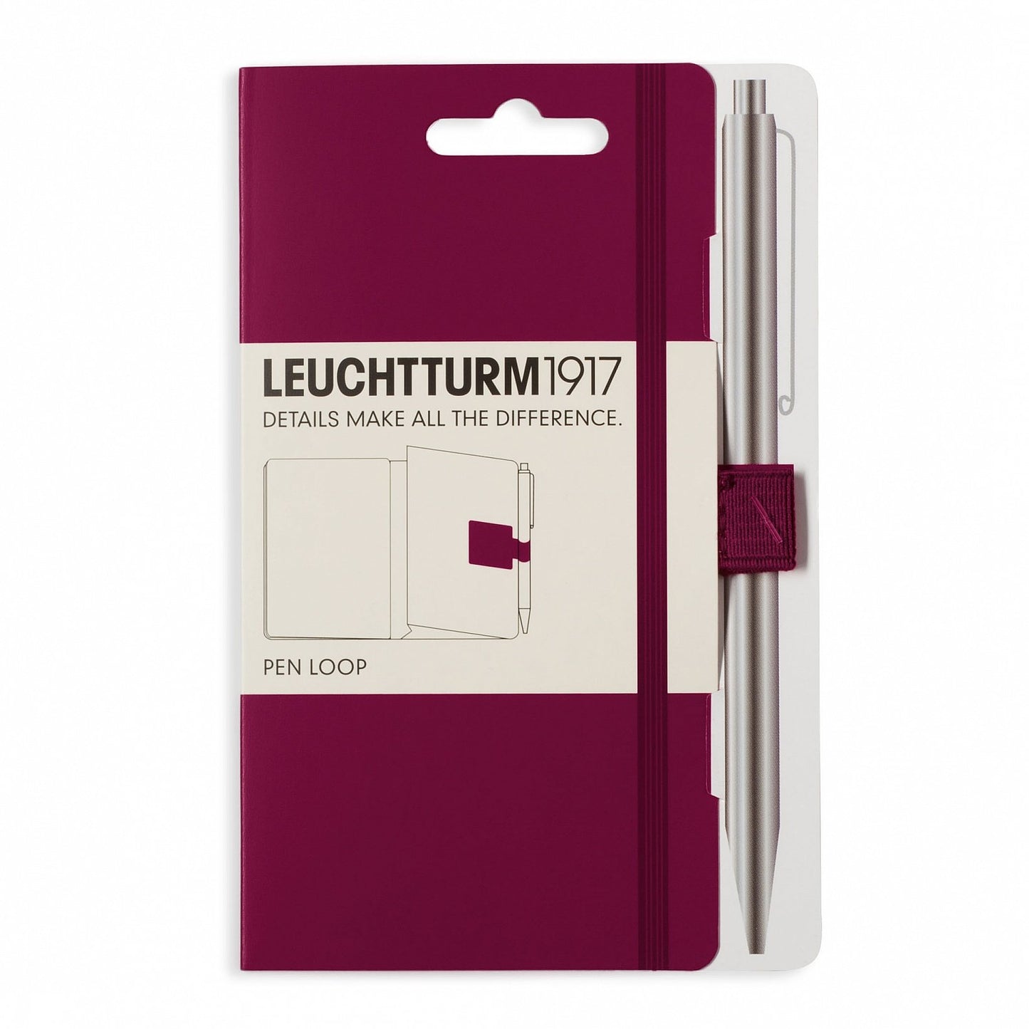 Leuchtturm1917 Pen Loop Port 红色